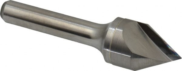 Keo - 3/4" Head Diam, 3/8" Shank Diam, 1 Flute 60° Solid Carbide Countersink - USA Tool & Supply