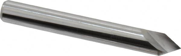 Keo - 1/4" Head Diam, 1/4" Shank Diam, 1 Flute 60° Solid Carbide Countersink - USA Tool & Supply