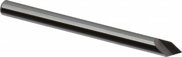 Keo - 1/8" Head Diam, 1/8" Shank Diam, 1 Flute 60° Solid Carbide Countersink - USA Tool & Supply