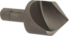 Keo - 1-1/4" Head Diam, 1/2" Shank Diam, 1 Flute 90° Cobalt Countersink - Bright Finish, 3" OAL, Single End - USA Tool & Supply