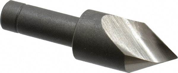 Keo - 5/8" Head Diam, 3/8" Shank Diam, 1 Flute 60° Cobalt Countersink - Bright Finish, 2-1/4" OAL, Single End - USA Tool & Supply