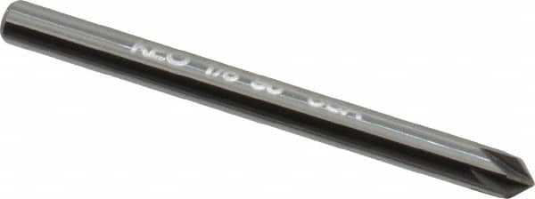 Keo - 1/8" Head Diam, 1/8" Shank Diam, 6 Flute 90° Solid Carbide Countersink - USA Tool & Supply