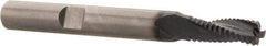 Kennametal - 5mm Diam, Fine Pitch, 13mm LOC, 3 Flute Solid Carbide Corner Chamfer Roughing End Mill - AlTiN Finish, 57mm OAL, 6mm Shank Diam, Centercutting, 20° Helix - USA Tool & Supply