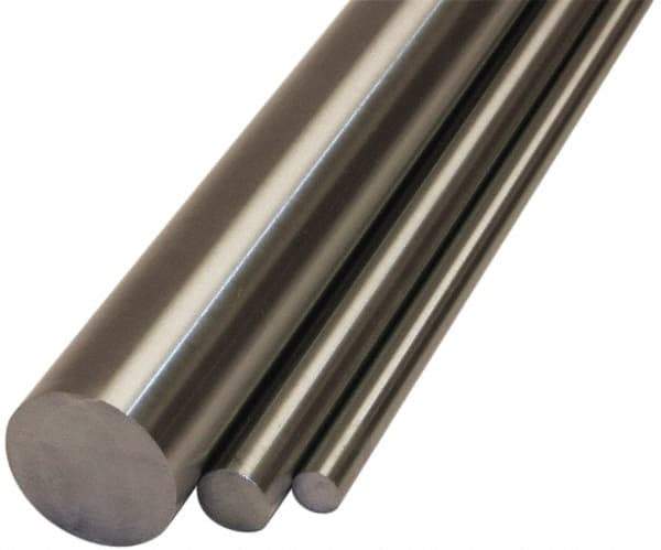 Value Collection - 1 Inch Diameter, 303 Stainless Steel Round Rod - 3 Ft. Long, Turned, Ground and Polished - USA Tool & Supply