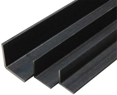 Made in USA - Low Carbon Steel, 1/8 Inch Thick Wall, Angle Iron - 1-1/2 Inch Wide x 1-1/2 Inch High x 80 Inch Long - USA Tool & Supply