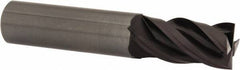 OSG - 3/4", 1-1/2" LOC, 3/4" Shank Diam, 4" OAL, 4 Flute, Solid Carbide Square End Mill - Single End, EXO Finish, Spiral Flute, Variable° Helix, Centercutting, Right Hand Cut, Right Hand Flute, Series 2050 - USA Tool & Supply
