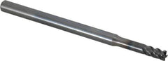 OSG - 5mm, 4 Flute, Single End, Solid Carbide, 0.2mm Corner Radius End Mill - 90mm OAL, 45° Helix, Right Hand Flute, 8mm LOC, Right Hand Cut, 25mm Extended Reach - USA Tool & Supply
