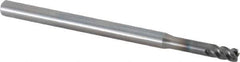 OSG - 5mm, 4 Flute, Single End, Solid Carbide, 0.5mm Corner Radius End Mill - 90mm OAL, 45° Helix, Right Hand Flute, 8mm LOC, Right Hand Cut, 25mm Extended Reach - USA Tool & Supply