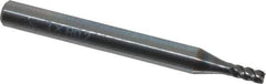 OSG - 3mm, 4 Flute, Single End, Solid Carbide, 0.2mm Corner Radius End Mill - 60mm OAL, 45° Helix, Right Hand Flute, 5mm LOC, Right Hand Cut, 9mm Extended Reach - USA Tool & Supply