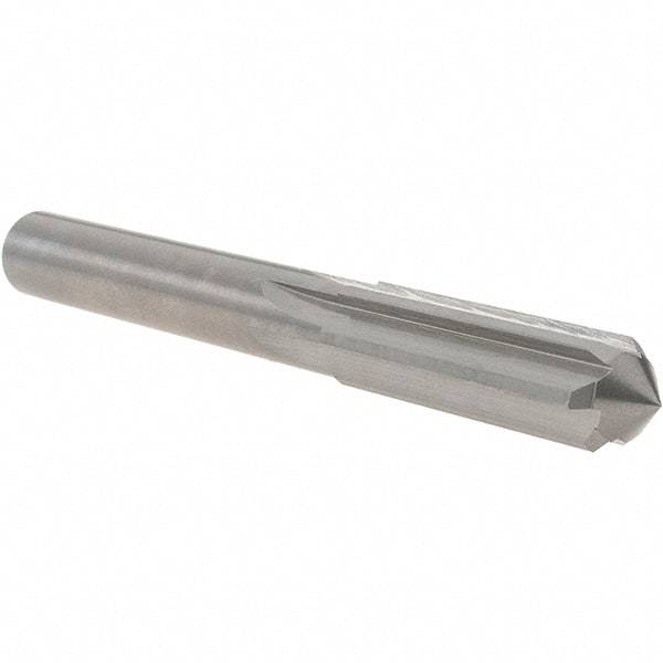 OSG - 12.1mm Solid Carbide Chucking Reamer - Straight Flute, 11.11mm Straight Shank, 38mm Flute Length, 102mm OAL - USA Tool & Supply