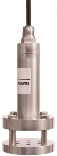 Flowline - 46.2' Water Column Transmission Range Wastewater Pressure Level Transmitter - 20 Max psi, ±0.25% of Full Scale Accuracy, 13 to 30 VDC - USA Tool & Supply