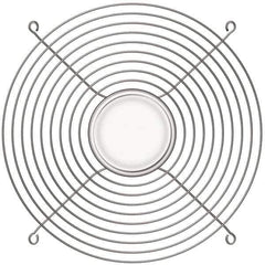 Value Collection - 254mm (10") Wire Chrome Fan Guard - For Round Cooling Fans - USA Tool & Supply