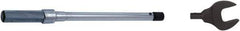 CDI - 1" Drive Interchangeable Head Torque Wrench Assembly - 70 N/m to 350 N/m Torque, 23" OAL, 2 N/m Graduation - USA Tool & Supply