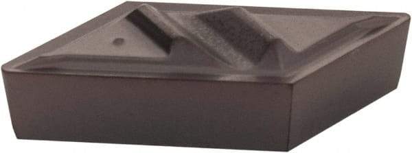 Kennametal - NPGR51, KCU10 Grade Carbide Profiling Insert - AlTiN Finish, 55° Incl Angle, Parallelogram, 0.4566" Side Length, 1/8" Thick, 1/64" Corner Radius - USA Tool & Supply