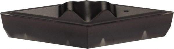 Kennametal - VPGR331, KCU10 Grade Carbide Profiling Insert - AlTiN Finish, 35° Incl Angle, Diamond, 0.6538" Side Length, 3/16" Thick, 1/64" Corner Radius, 3/8" Inscribed Circle - USA Tool & Supply