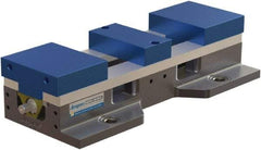 Jergens - 6" Jaw Width, 17-1/2" Max Jaw Opening, Manual Self Centering Vise - 10,100 Max Operating psi, 3-3/4" Stroke Length, 21" OAL x 8" OAW x 4" OAH - USA Tool & Supply