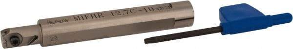 Iscar - MIFHR, Internal, Right Hand, 0.677" Max Depth of Cut, Indexable Grooving Tool Holder - MI.R 10 Insert Compatibility, 1/2" Shank Width, 3.543" OAL, Through Coolant - USA Tool & Supply