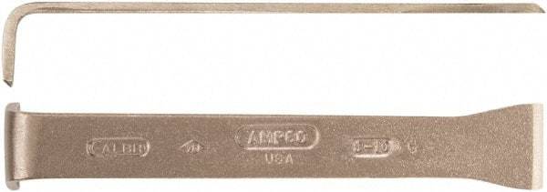 Ampco - Stiff Aluminum Bronze Alloy 2-Edge Scraper - 7/8" Blade Width x 7/8" Blade Length - USA Tool & Supply