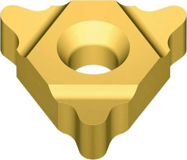 Vargus - 5UEI Internal/External Left & Right Hand 3.25 Whitworth Laydown Threading Insert - Grade VKX, TiN Coated Carbide, 15.88mm Inscribed Circle - USA Tool & Supply