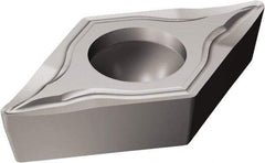 Sandvik Coromant - DCGT32.50 UM Grade H13A Carbide Turning Insert - Uncoated, 55° Diamond, 3/8" Inscr Circle, 5/32" Thick, 0.2mm Corner Radius - USA Tool & Supply