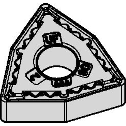WNMG 432 Double-sided|G WM15CT, 1/32″ Corner Radius, 3/16″ Thick, 1/2″ Inscribed Circle, TiN, Turning Indexable Insert - USA Tool & Supply