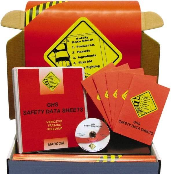 Marcom - GHS Safety Data Sheets, Multimedia Training Kit - 16 Minute Run Time DVD, 1 Course, English - USA Tool & Supply