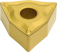 Sumitomo - WNMG332 ESU Grade AC700G Carbide Turning Insert - TiC Finish, 80° Trigon, 3/8" Inscr Circle, 3/16" Thick, 1/32" Corner Radius - USA Tool & Supply