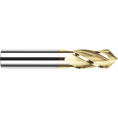 Harvey Tool - 5/8" Diam, 1-1/4" LOC, 4 Flute 90° Point Angle Solid Carbide Drill Mill - Exact Industrial Supply