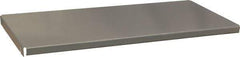 Durham - Gray, Steel, Cabinet Shelf - 45-15/16" Wide x 15-27/32" Deep x 3" High Body - USA Tool & Supply