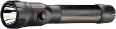 Streamlight - White LED Bulb, 385 Lumens, Industrial/Tactical Flashlight - Black Plastic Body, 1 AA Battery Included - USA Tool & Supply