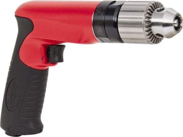 Sioux Tools - 1/2" Keyed Chuck - Pistol Grip Handle, 2,600 RPM, 14.16 LPS, 30 CFM, 1 hp - USA Tool & Supply