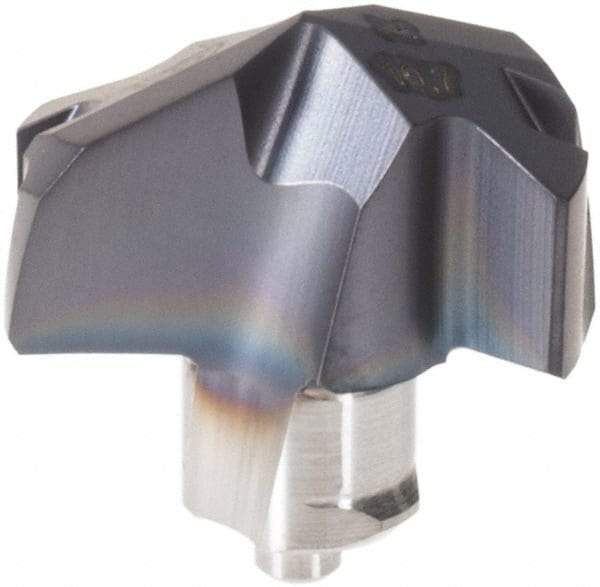 Iscar - Series ICK, 0.421" Diam Grade IC908 140° Replaceable Drill Tip - Carbide, TiAlN Finish, 10 Seat Size, Through Coolant - USA Tool & Supply