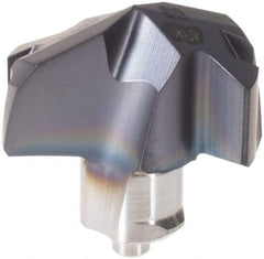Iscar - Series ICK, 0.421" Diam Grade IC908 140° Replaceable Drill Tip - Carbide, TiAlN Finish, 10 Seat Size, Through Coolant - USA Tool & Supply