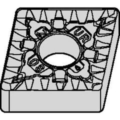 CNMG 433 Double-sided|G WM35CT, 3/64″ Corner Radius, 3/16″ Thick, 1/2″ Inscribed Circle, TiN, Turning Indexable Insert - USA Tool & Supply
