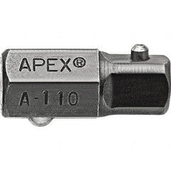 Apex - Socket Adapters & Universal Joints Type: Adapter Male Size: 1/4 - USA Tool & Supply