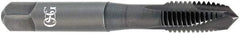 OSG - 5/8-18 UNF, 3 Flute, Bright Finish, Vanadium High Speed Steel Spiral Point Tap - Plug Chamfer, Right Hand Thread, 3-13/16" OAL, 1-13/16" Thread Length, 0.48" Shank Diam, 2B Class of Fit, Series 280 - Exact Industrial Supply