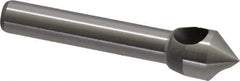 Keo - 3/8" Head Diam, 1/4" Shank Diam, 0 Flute 82° Cobalt Countersink - Bright Finish, 1-3/4" OAL, Single End, Straight Shank, Right Hand Cut - USA Tool & Supply