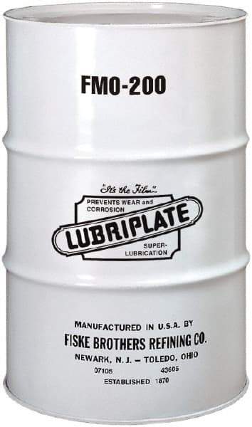 Lubriplate - 55 Gal Drum, Mineral Multipurpose Oil - SAE 10, ISO 46, 41 cSt at 40°C, 6 cSt at 100°C, Food Grade - USA Tool & Supply