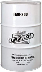 Lubriplate - 55 Gal Drum, Mineral Multipurpose Oil - SAE 10, ISO 46, 41 cSt at 40°C, 6 cSt at 100°C, Food Grade - USA Tool & Supply