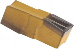 Iscar - 400E040GIF Grade IC8250, 4mm Cutting Width Carbide Grooving Insert - 13mm Max Depth of Cut, Neutral, 0.4mm Corner Radius, TiCN/Al2O3/TiN Finish - USA Tool & Supply