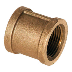 Merit Brass - Brass & Chrome Pipe Fittings Type: Coupling Fitting Size: 1-1/2 - USA Tool & Supply