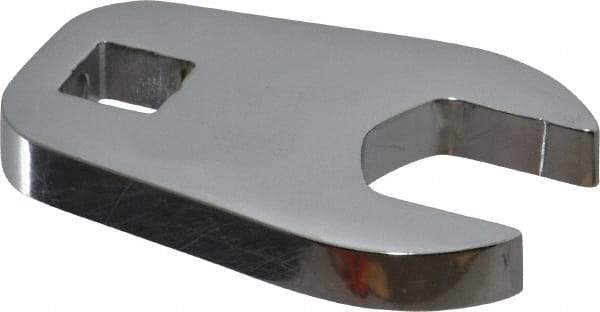 Proto - 23mm 1/2" Drive Full Polish Chrome Open End Crowfoot Wrench - 2.8" OAL - USA Tool & Supply