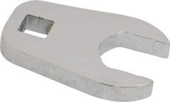 Proto - 25mm 1/2" Drive Full Polish Chrome Open End Crowfoot Wrench - 2.9" OAL - USA Tool & Supply