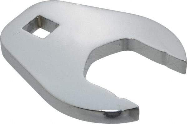 Proto - 36mm 1/2" Drive Full Polish Chrome Open End Crowfoot Wrench - 3.4" OAL - USA Tool & Supply