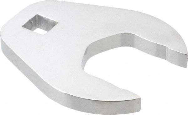 Proto - 38mm 1/2" Drive Full Polish Chrome Open End Crowfoot Wrench - 3.4" OAL - USA Tool & Supply