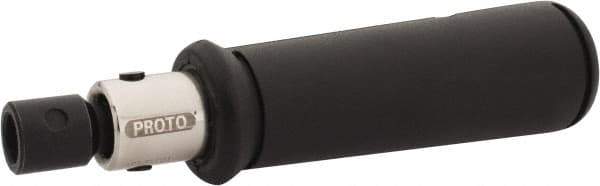 Proto - Preset Pre-Set Interchangeable Head Torque Wrench Assembly - 3 N/m to 150 In/Lb Torque, 6" OAL - USA Tool & Supply
