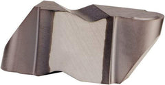 Kennametal - 4062NR K Grade KCU25, 3.18mm Cutting Width Carbide Grooving Insert - 3.81mm Max Depth of Cut, Right Hand, 1.59mm Corner Radius, AlTiN Finish - USA Tool & Supply