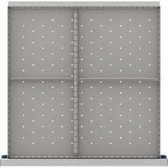 LISTA - 4-Compartment Drawer Divider Layout for 3.15" High Drawers - USA Tool & Supply