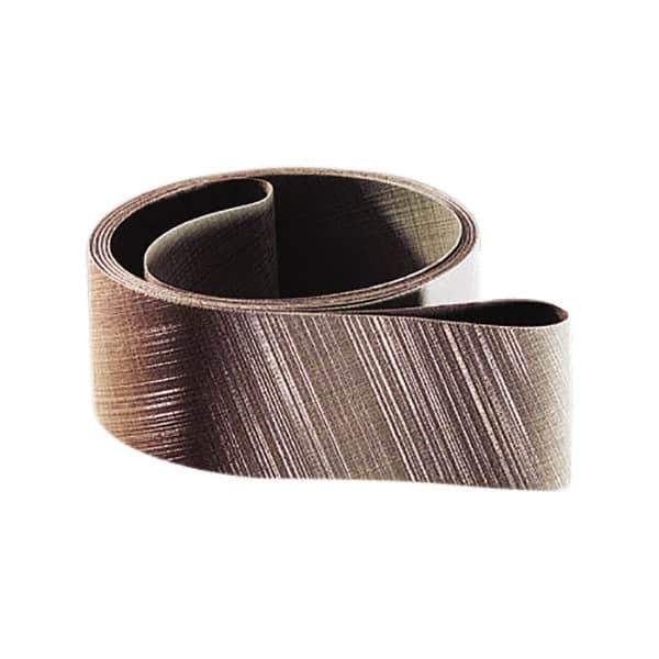 3M - 2" Wide x 132" OAL, A6 Grit, Aluminum Oxide Abrasive Belt - Aluminum Oxide, Coated, Cloth Backing, Wet, Series 307EA - USA Tool & Supply