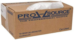 PRO-SOURCE - 1.5 mil Thick, Heavy-Duty Trash Bags - 38" Wide x 58" High, Clear - USA Tool & Supply